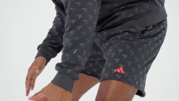 Grau Trae Allover Print Shorts