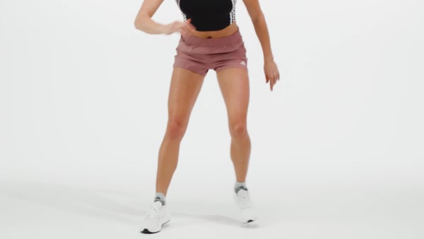 Pink Own the Run shorts