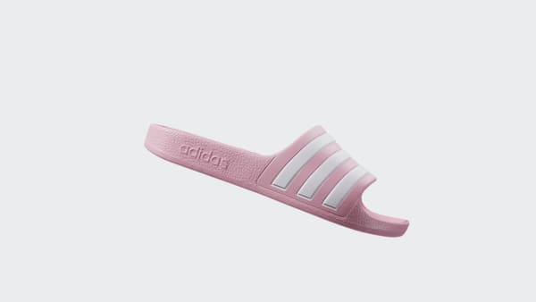 Rosa Adilette Aqua Tofflor Barn