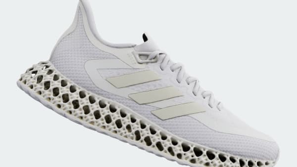 Wit adidas 4DFWD 2 Running Schoenen