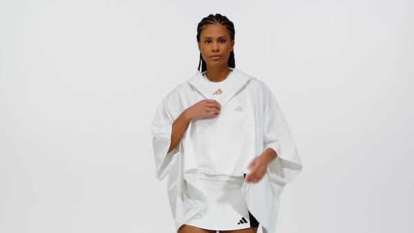 Bianco Giacca a vento da tennis Premium