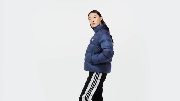 Blue Adicolor Short Puffer Jacket