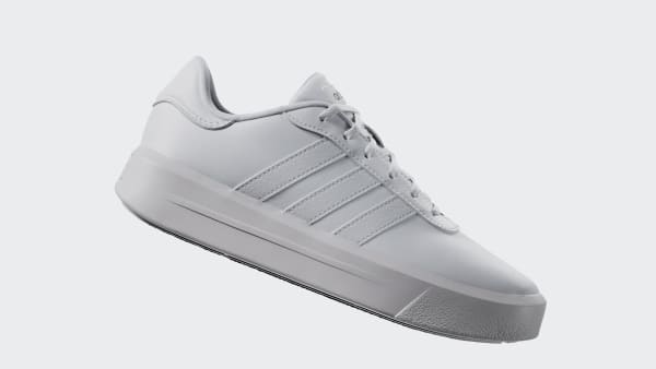 Bianco Scarpe Court Platform