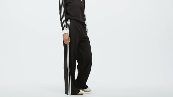 Preto Calça de Moletom Três Listras Adicolor Wide