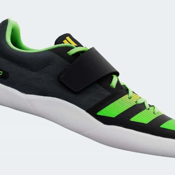 Sort Adizero diskoskast / hammerkast sko