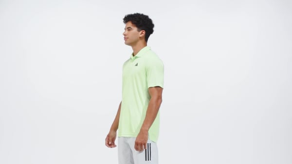Green Club 3-Stripes Tennis Polo Shirt