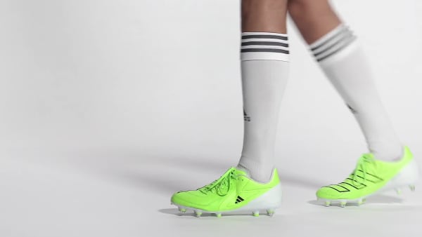 Green RS15 Elite Soft Ground Rugby Boots