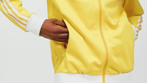 Adidas beckenbauer yellow pants online