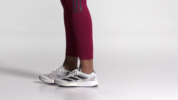 Weiss Adizero Adios 7 Laufschuh