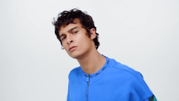 Blue EQT Fleece 1/2 Zip Sweatshirt