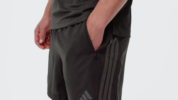 Negro PANTALÓN CORTO DE ENTRENAMIENTO 2 en 1 TECH ESSENTIALS