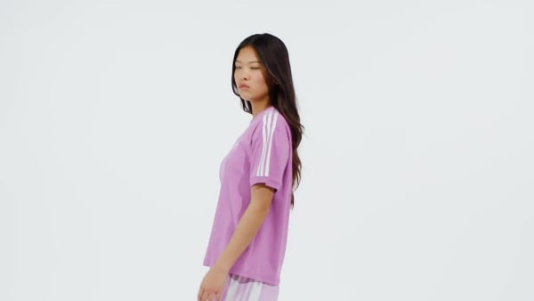 Purple 3-Stripes T-Shirt