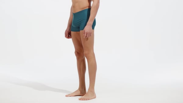 Turquoise Solid Zwemboxer