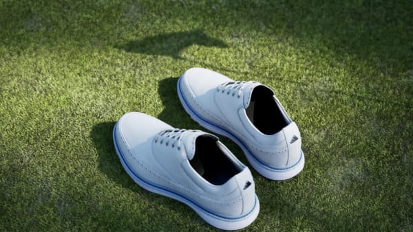 White MC80 SPIKELESS GOLF SHOES