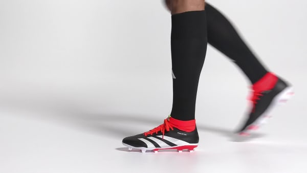 Negro Bota de fútbol Predator 24 League césped natural seco