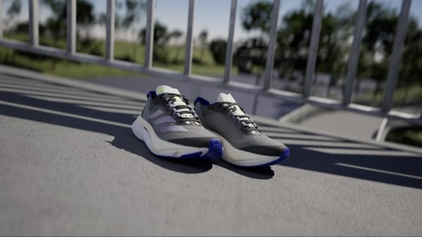 Grey Adizero Boston 12 Shoes