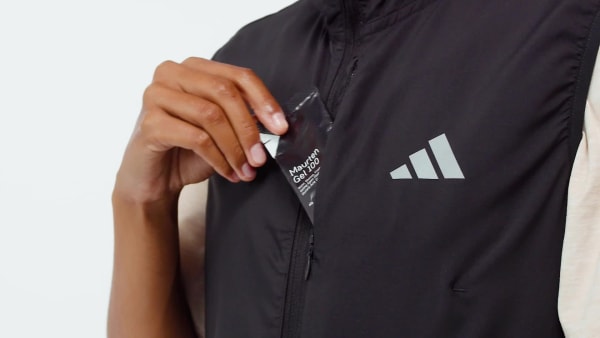 zwart adi365 Running Essentials Gilet