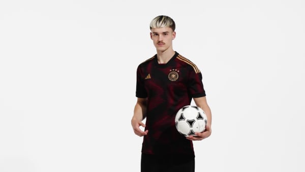 Negro Camiseta Uniforme Suplente Alemania 22