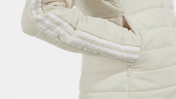 Beige Hooded Premium Slim jakke