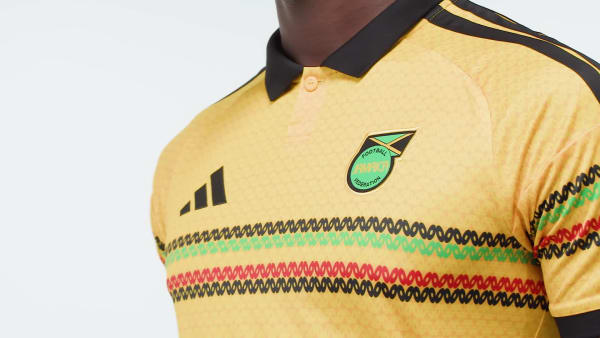 Giallo Maglia Home Giamaica 26 x Bob Marley