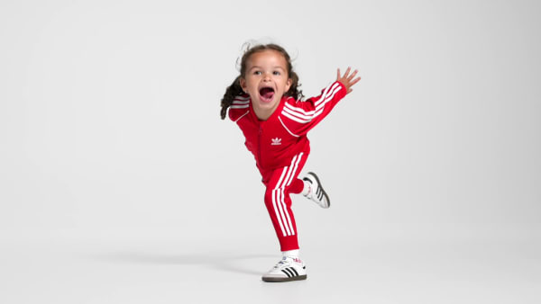 Blanc Chaussure lacets élastiques fermeture confortable Samba OG Enfants