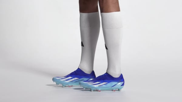 Μπλε X Crazyfast.1 Laceless Soft Ground Boots