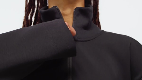 Black Soft Lux Quarter-Zip
