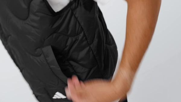 Noir Veste sans manches légère isolante Nuganic