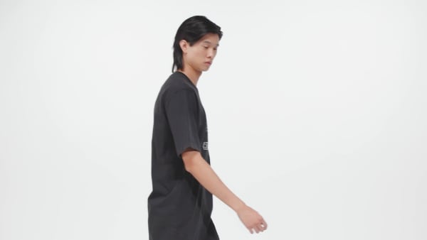 Zwart Adicolor Outline Trefoil T-shirt