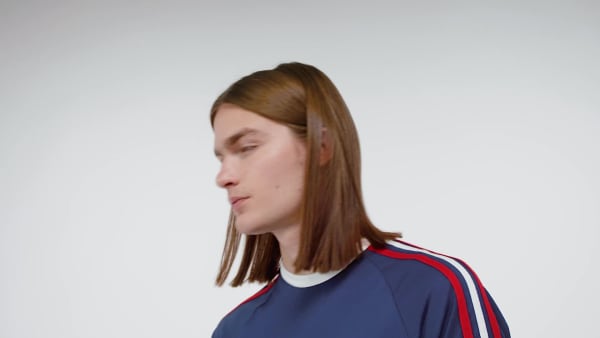 modrá TRIČKO 3-STRIPES