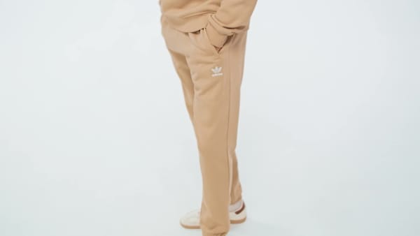 Bezowy Spodnie Trefoil Essentials