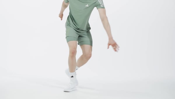 Green Own the Run CLIMACOOL 2-in-1 Shorts