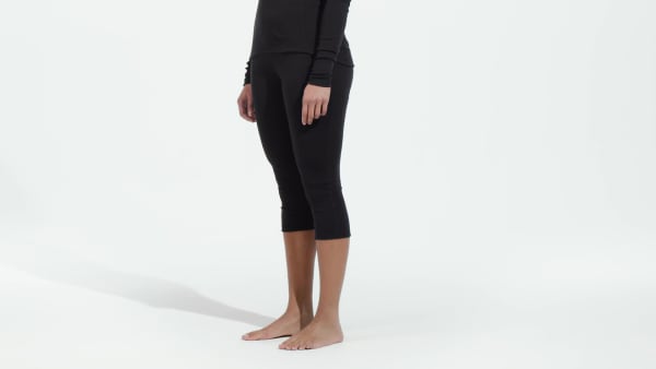 cerná LEGÍNY XPERIOR MERINO 260 BASE LAYER 3/4