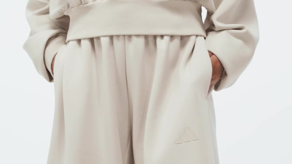 bézová Tepláky s voľným strihom Soft Lux