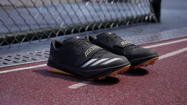 cerná Boty Adizero TJ/PV Track and Field