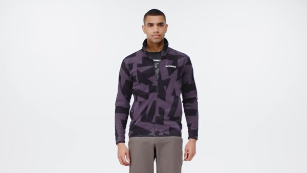 Violeta Chamarra Terrex Multi Printed Full-Zip Fleece