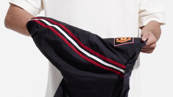 Black Manchester United Anthem Reversible Jacket