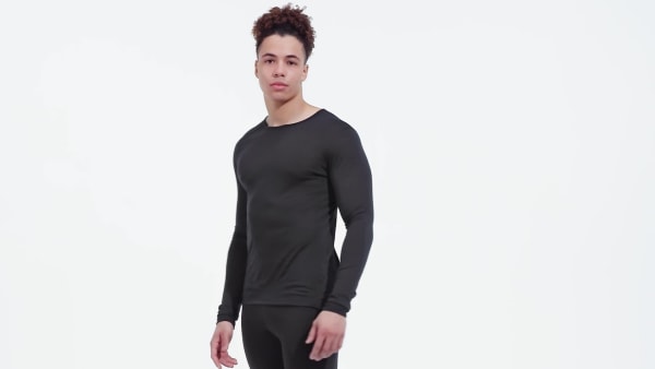 Negro Playera Capa Base Manga Larga Terrex Xperior Merino 150