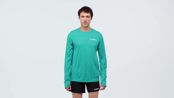 zelená Tričko Terrex Xperior Climacool+ Long Sleeve