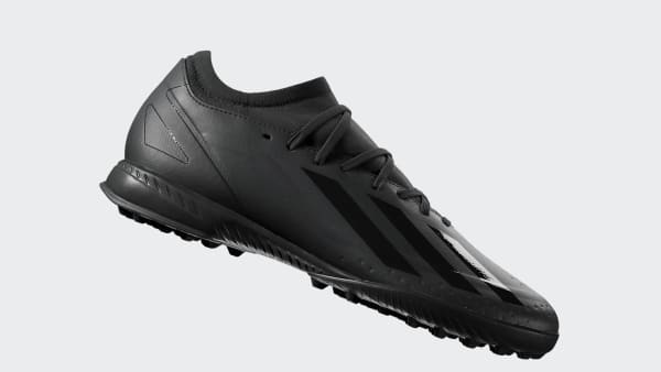 Negro Zapatos X Crazyfast.3 Césped artificial