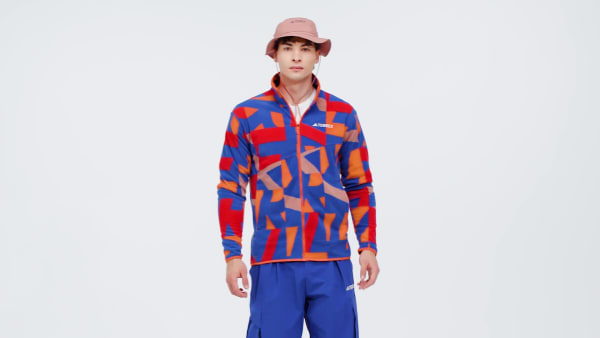 Ροζ Terrex Multi Printed Full-Zip Fleece Jacket