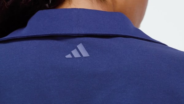 Azul Polo con diseño bordado Seasonal Essentials Colorpop