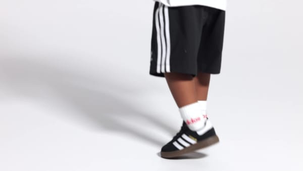 Schwarz Handball Spezial Comfort Closure Elastic Lace Kids Schuh