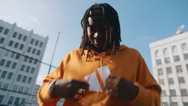 Orange adidas Sportswear Future Icons Hoodie