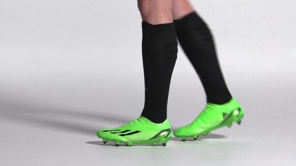 Verde Calzado de Fútbol X Speedportal+ Terreno Blando