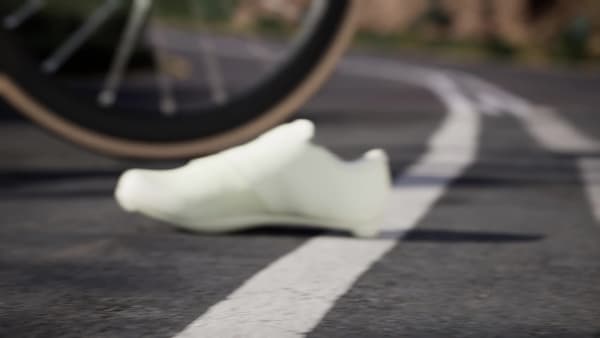 Vit Tempo 3-Stripes Boa-cykelskor