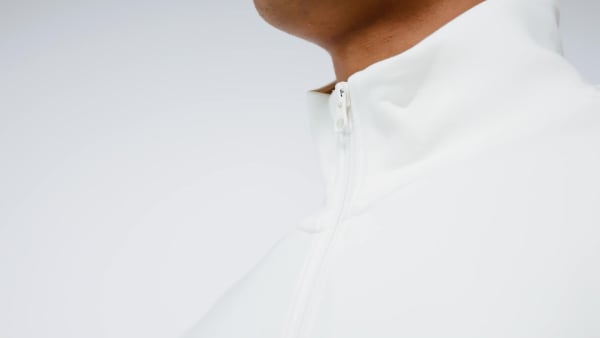 White SOFT LUX TRACK TOP