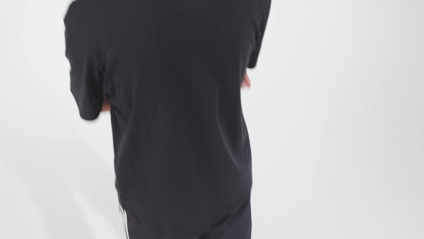 Preto Camiseta Estampada Monograma Classic