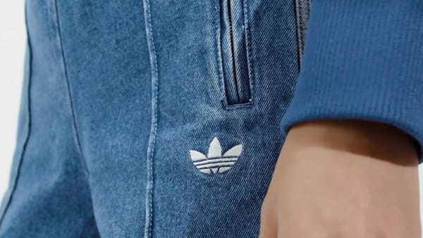 Blue 아디컬러 데님 파이어버드 쇼츠