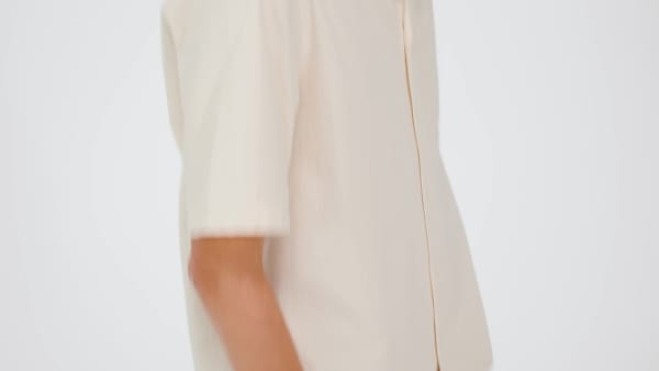 Blanc Chemise manches courtes Essentials Seersucker